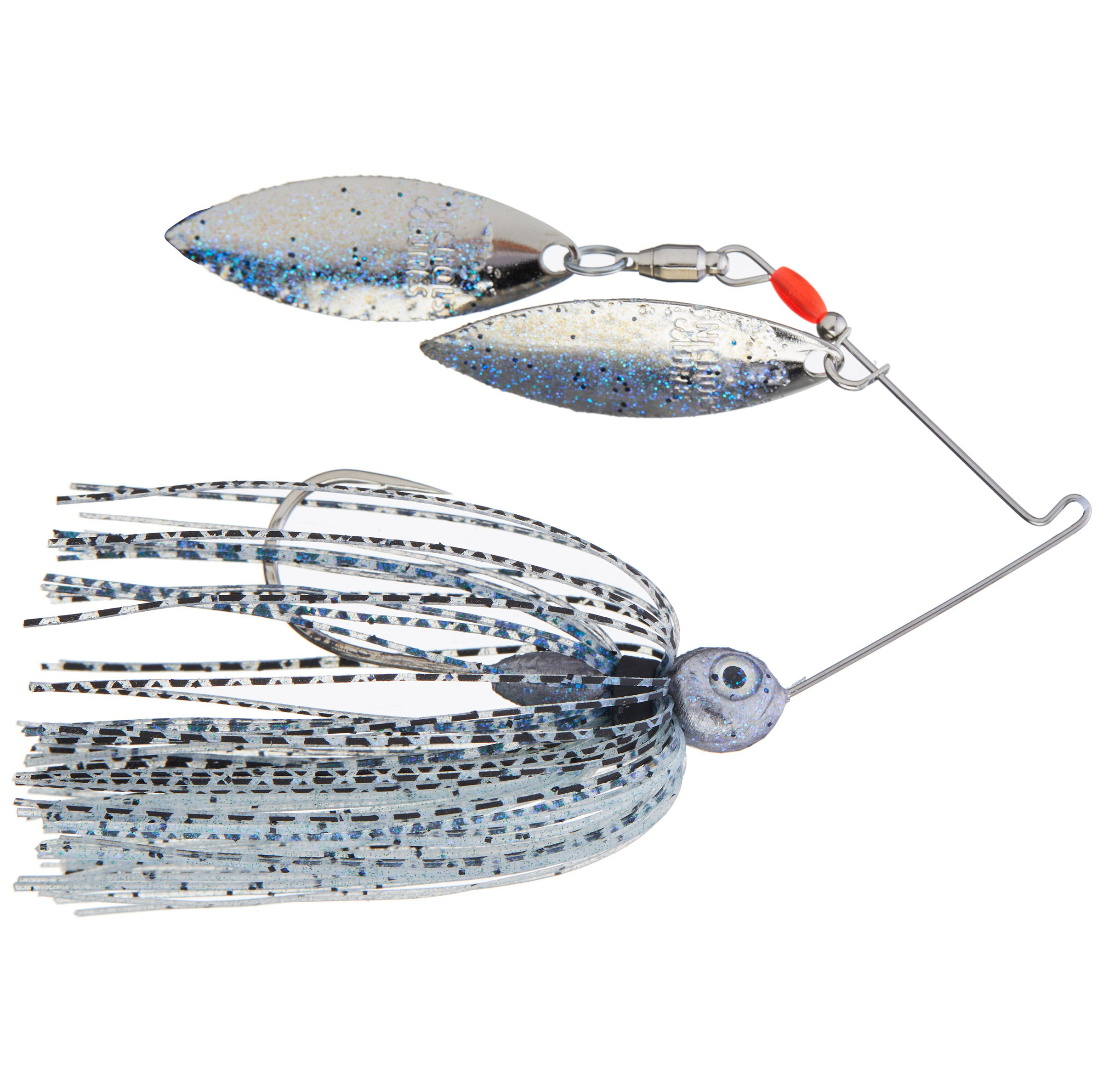 Purple Shad Spinnerbait - Single Large White Willow